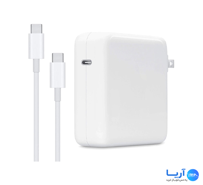 قیمت و خرید آداپتور شارژ اپل مک بوک پرو 87 وات USB-C | فروشگاه آریا